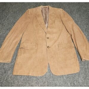 Christian Dior Monsieur Vintage Tan Suede Blazer Sport Coat Mens Dillard's 44R